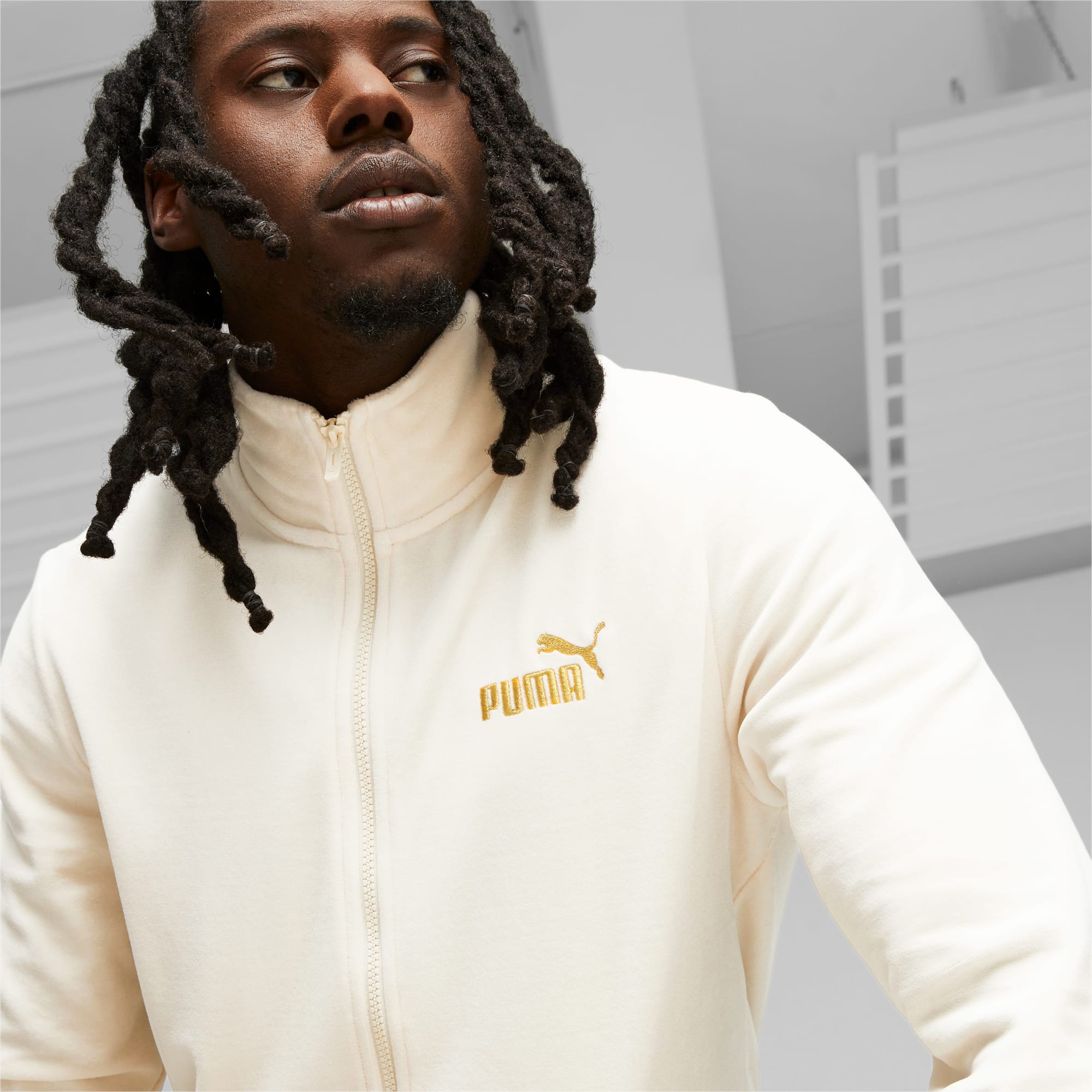 Gold puma jacket online